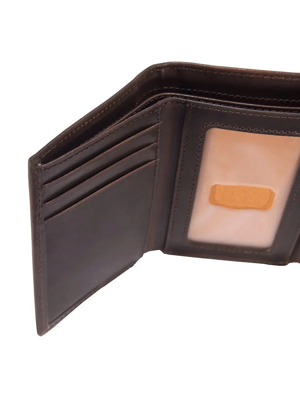NWT Carhartt Men’s Oil Tan Leather Trifold Wallet